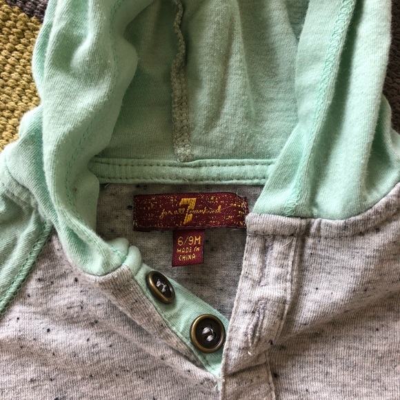 Hooded t shirt by 7 for all mankind - Picture 2 of 3